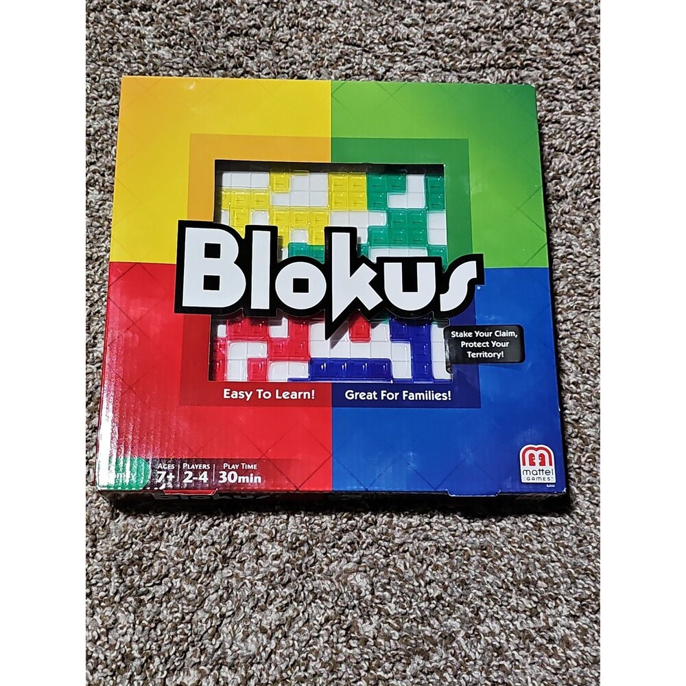 Mattel Blokus Educational Strategy Board Game Complete